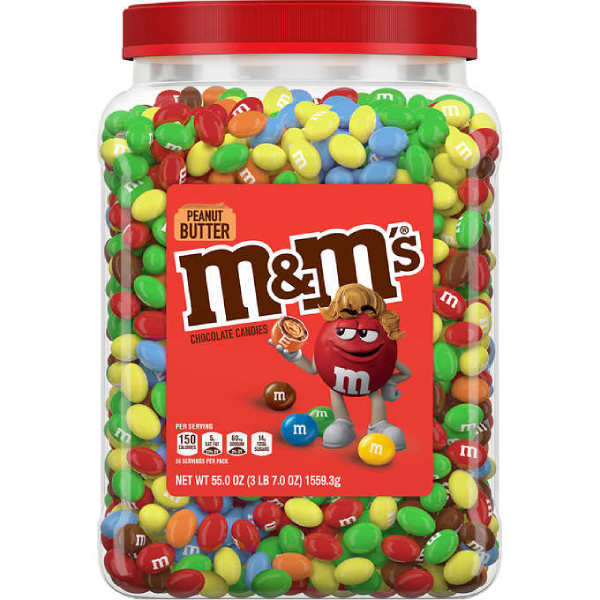 M&M's Peanut Butter 55oz