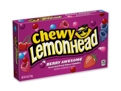 Chewy Lemonhead Berry Awesome Candy 5oz