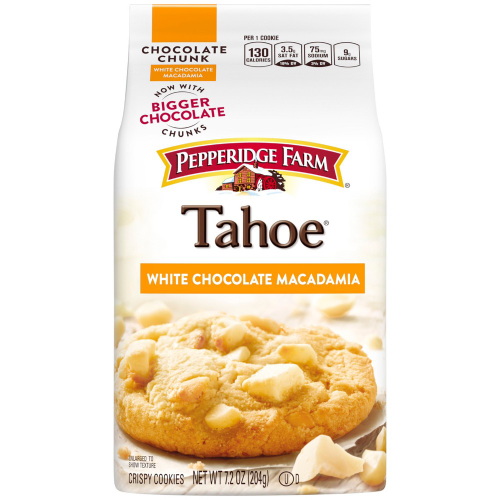 Pepperidge Farm Tahoe White Chocolate Macadamia Cookies 7.2oz (BEST BY: MAY '26)