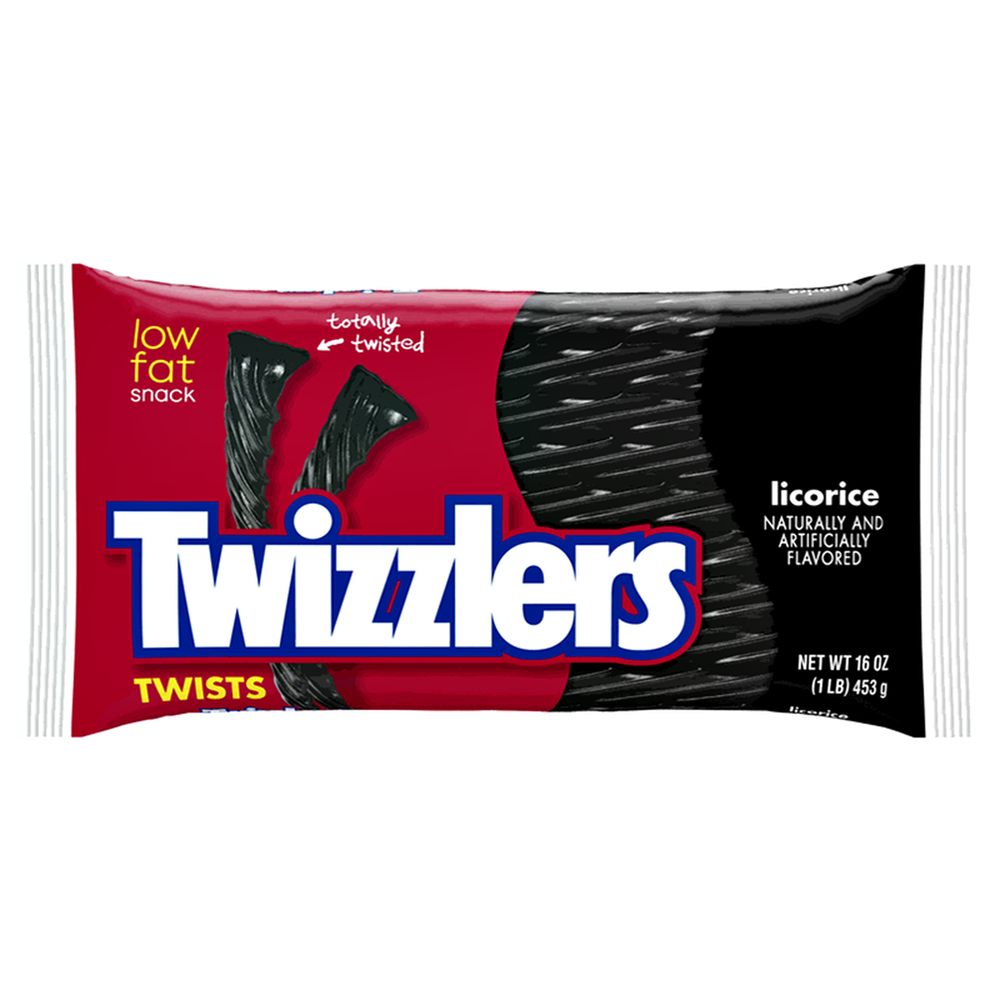 Twizzlers Black Licorice Twists 16oz