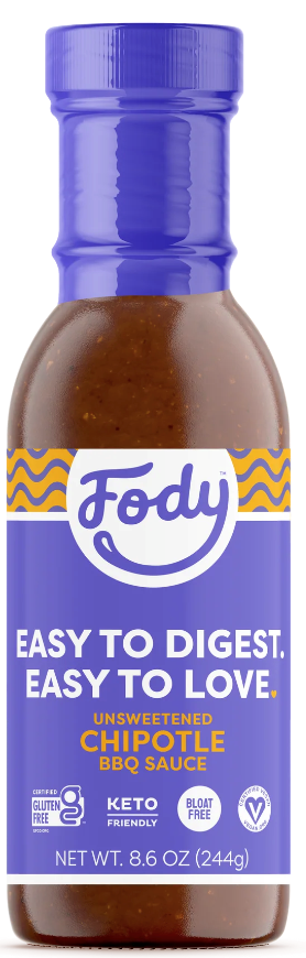Fody Unsweetened Chipotle BBQ Sauce 8.6oz (BEST BY: JUN  2025)