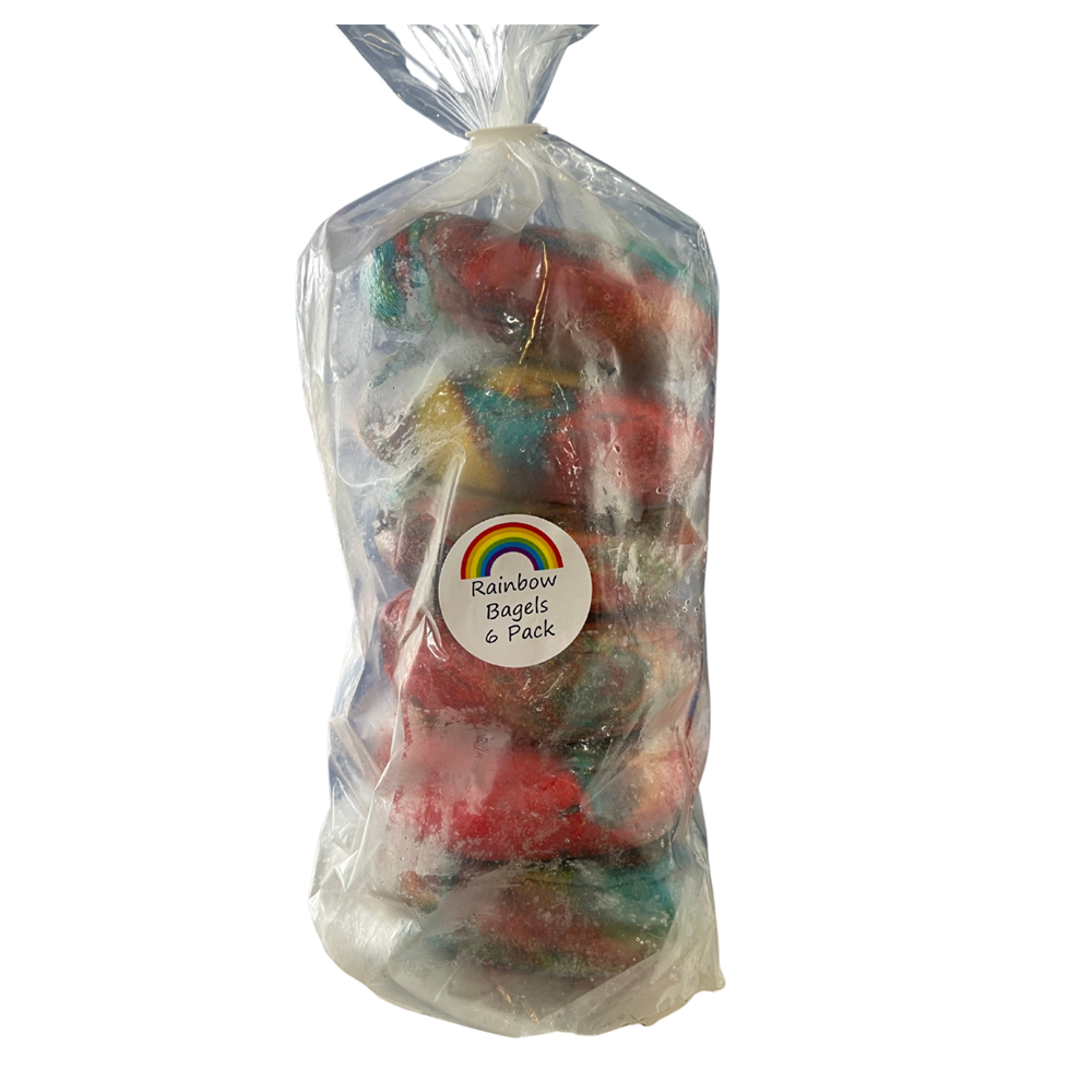 Rainbow Bagel 6 Pack [Click & Collect Only]