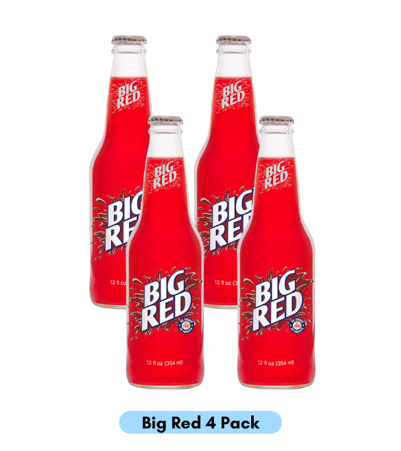 Big Red Soda Bottle 12oz