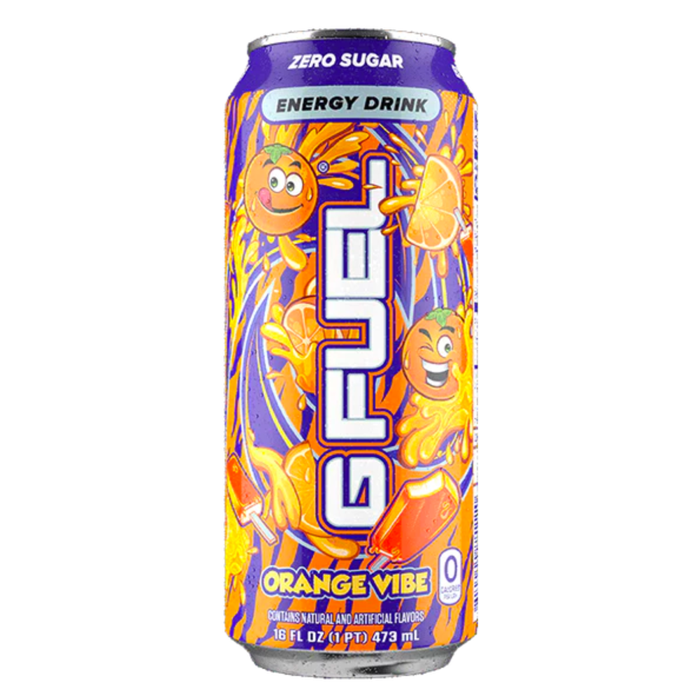 G FUEL Orange Vibe Energy Drink 16oz