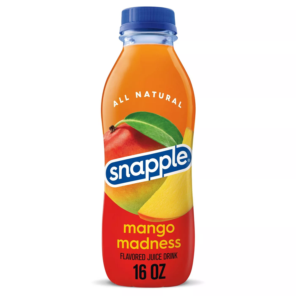 Snapple Mango Madness Plastic Bottle 16oz