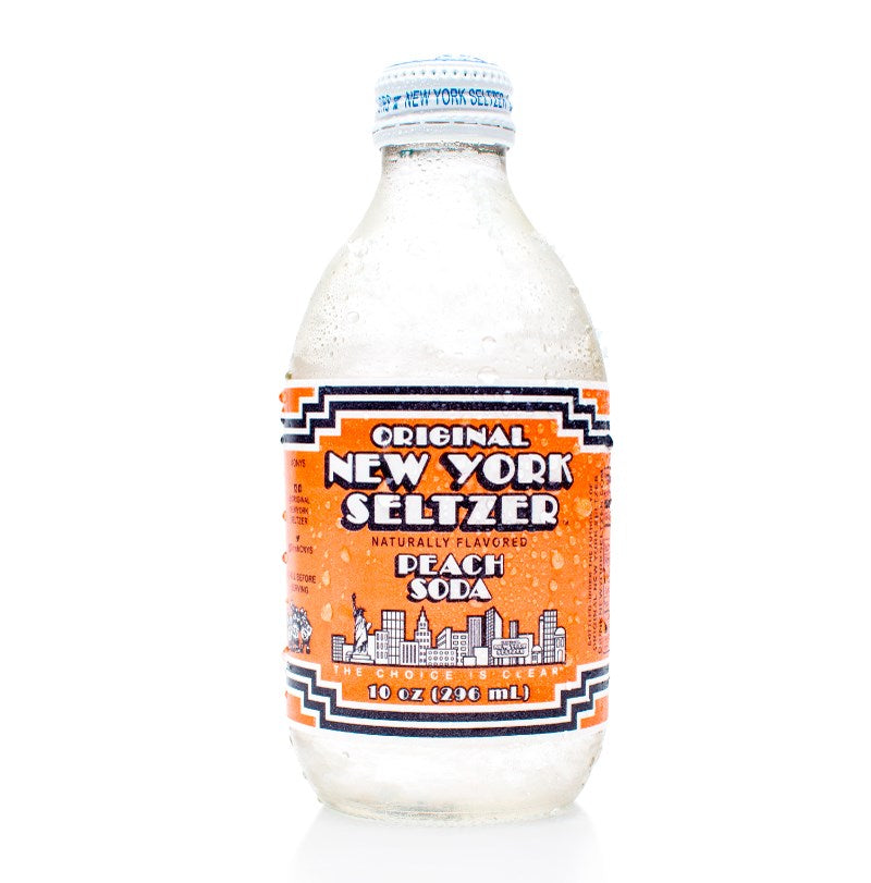 Original New York Seltzer Peach Soda 10oz (BEST BY: 2023)