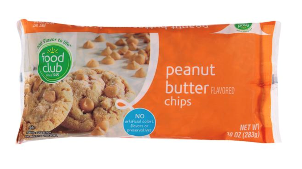 Food Club Peanut Butter Morsels 10oz (BEST BY: FEB 25)