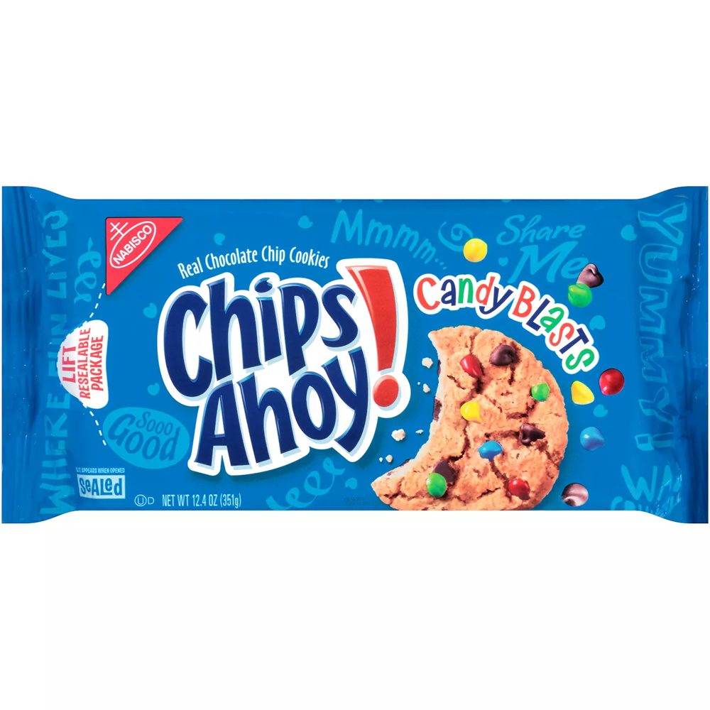 Chips Ahoy! Candy Blasts Cookies 12.4oz (BEST BY: APR '26)