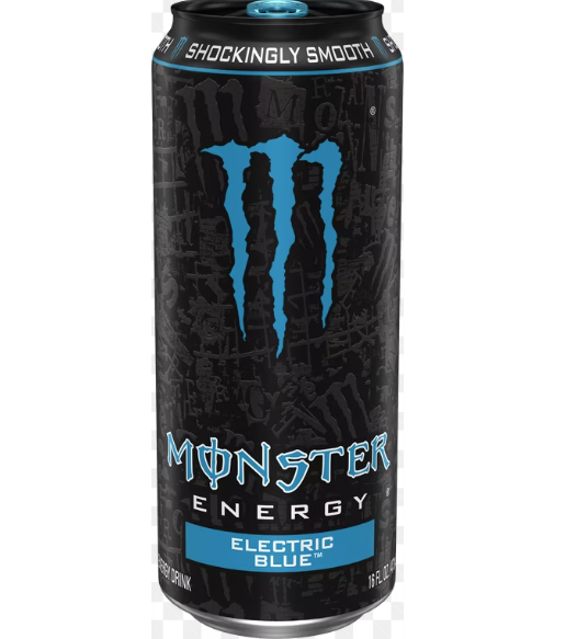 Monster USA Electric Blue 16oz