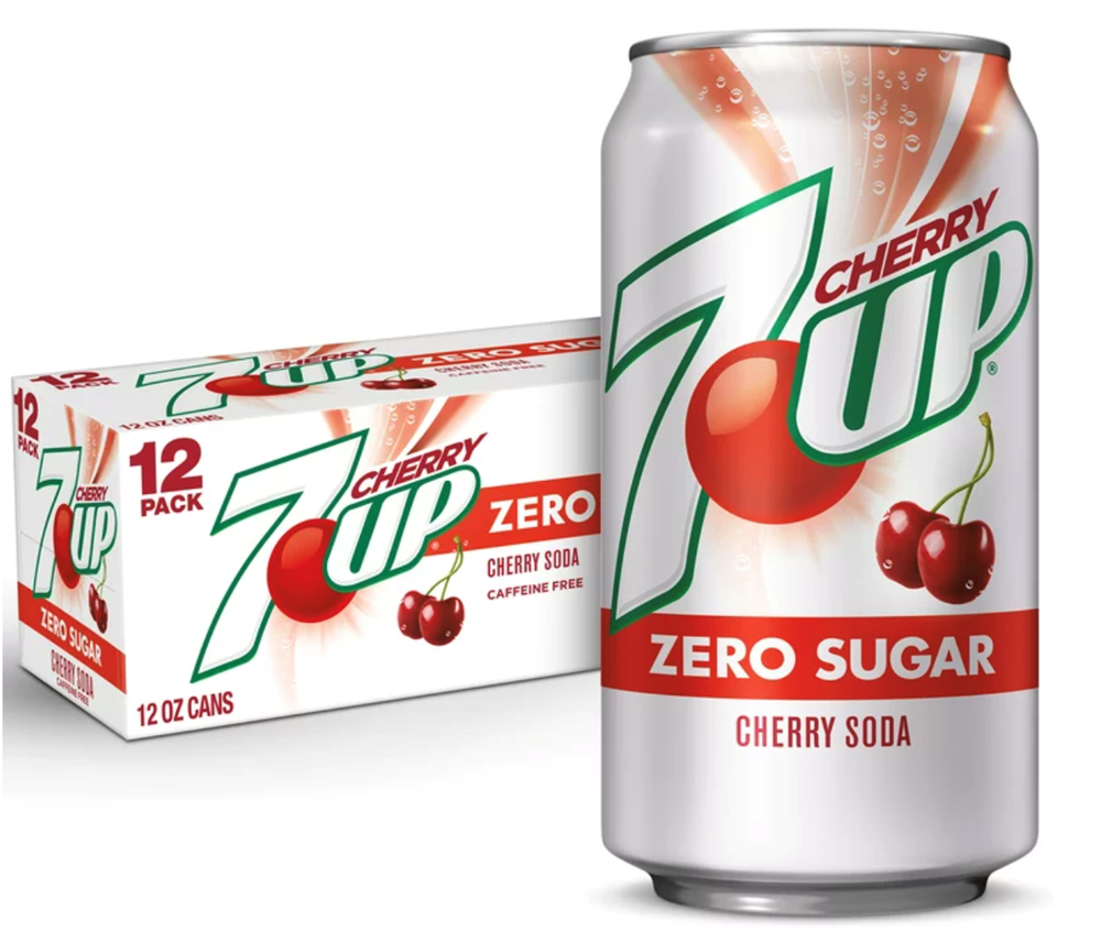 7up ZERO Cherry 12 Pack / 12oz cans