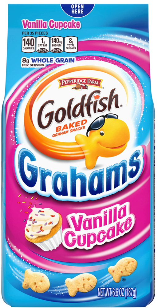 Goldfish Vanilla Cupcake Grahams 6.6oz (BEST BY: MAY '26)