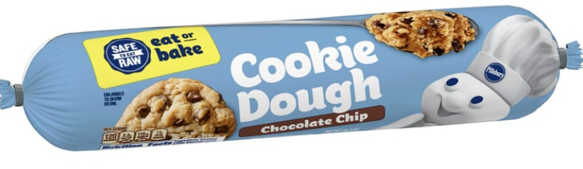 Pillsbury Cookie Dough Chocolate Chip 16.5oz (BEST BY: DEC 24)