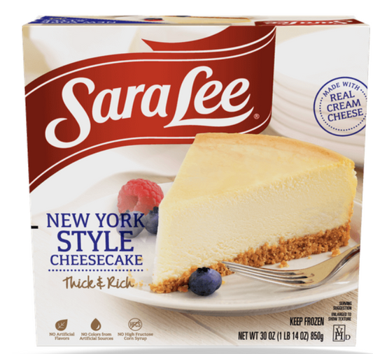 Sara Lee New York Style Cheesecake 30oz (BEST BY: DEC 25)