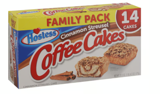 Hostess Cinnamon Streusel Family Pack 14 Pack
