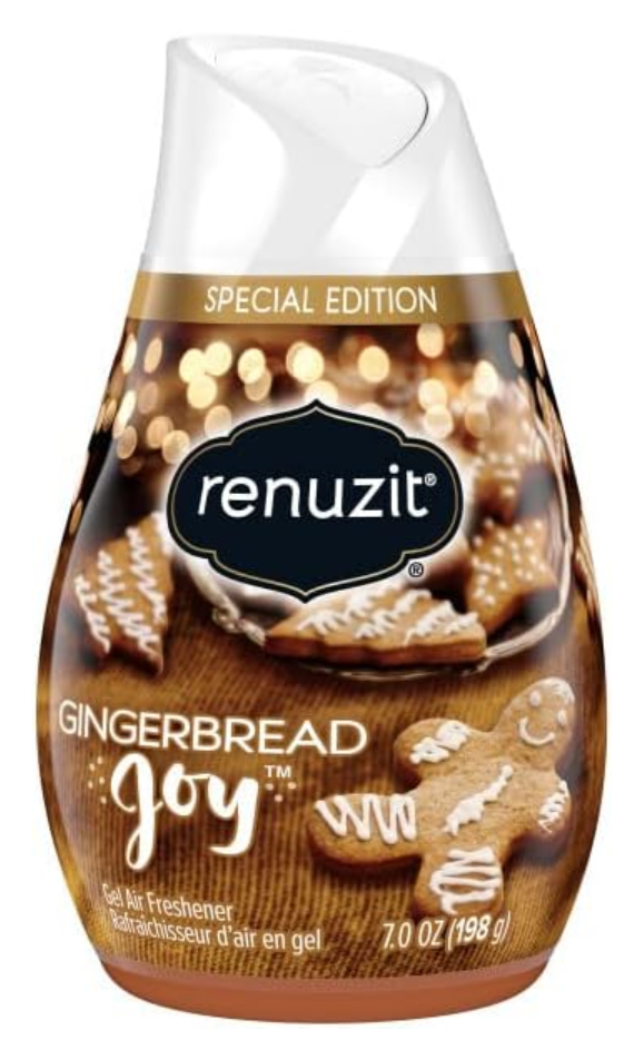Renuzit Seasonal Gel Air Freshener Gingerbread Joy 7oz