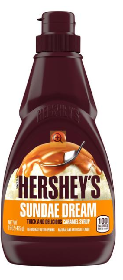 Hershey Syrup Caramel Sundae Dream 15oz