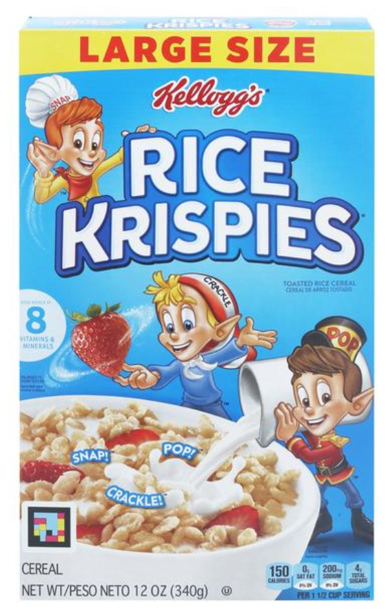 Kellogg's Rice Krispies Cereal 12oz (BEST BY: SEP25)