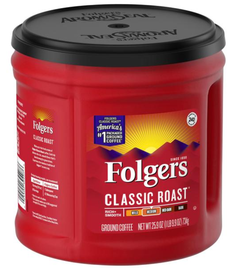Folgers Classic Roast Can 25.9oz