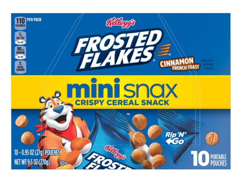 Kellogg's Frosted Flakes Mini Snax 9.5oz (BEST BY: MARCH 25)