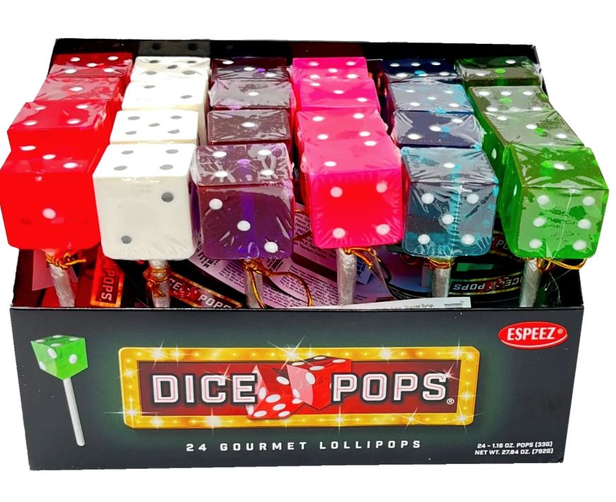 Dice Pops Assorted  1.15oz