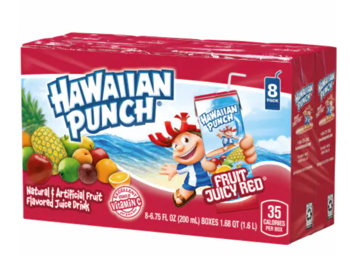 Hawaiian Punch Fruit Juicy Red 8PK
