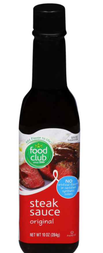 Food Club(A1 STYLE)Steak Sauce 10oz (BEST BEFORE: MAY '26)