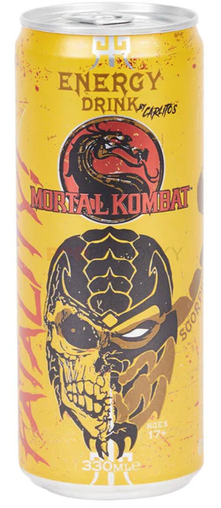Mortal Kombat Energy Drink Scorpion 330ml