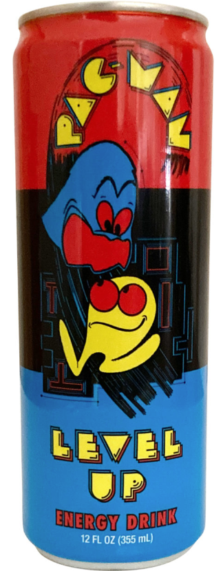 Pac-Man Level Up Energy Drink 12oz