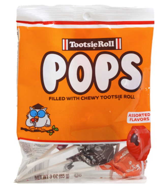 Tootsie Pop Peg Bag 3oz
