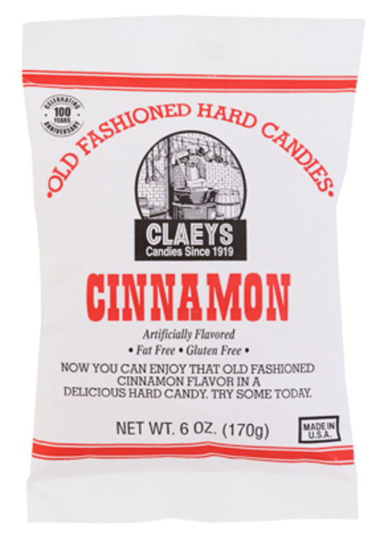 Claeys Cinnamon Hard Candy 6oz