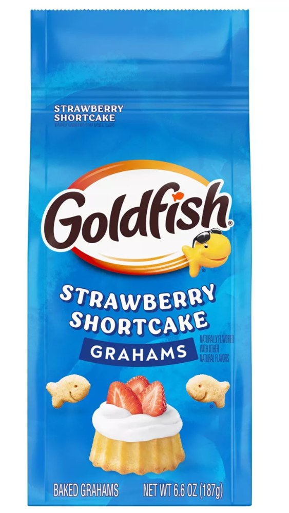 Goldfish Grahams Strawberry Shortcake Crackers 6.6oz (BEST BY: OCT 2025)