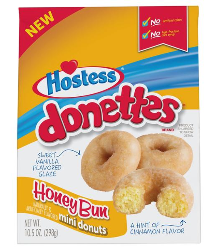 Hostess Honey Bun Mini Donettes Bag 10.5oz