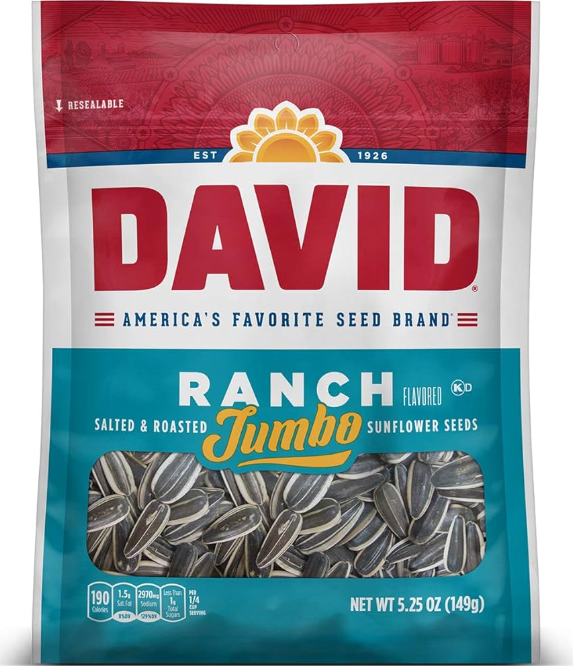 David Jumbo Ranch Sunflower Seeds 5.25oz