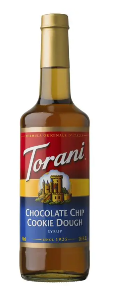 Torani Chocolate Chip Cookie Dough Syrup 25.4oz (BEST BEFORE: MAY '26)