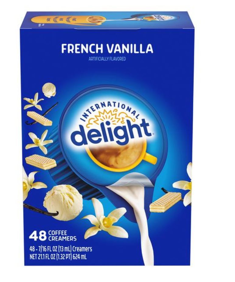 International Delight French Vanilla Pods 48 Pack (BEST BY: DEC 2025)