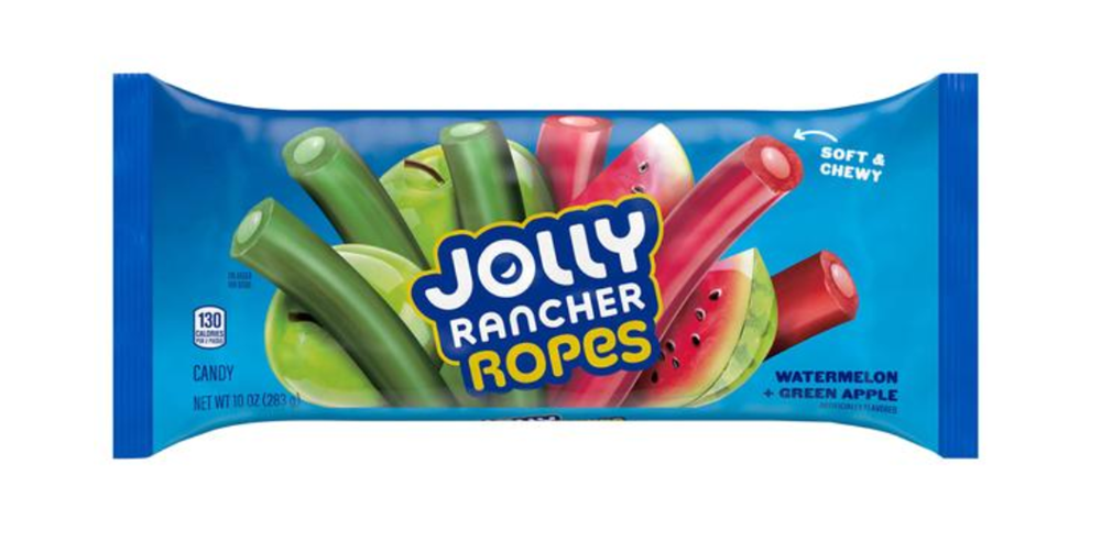 Jolly Rancher Ropes Watermelon & Green Apple 10oz (BEST BY: MAY '26)