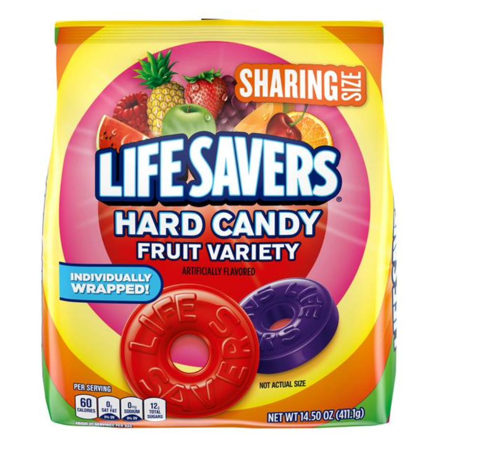 Life Savers Hard Candy Fruit Variety Sharing Size 14.5oz