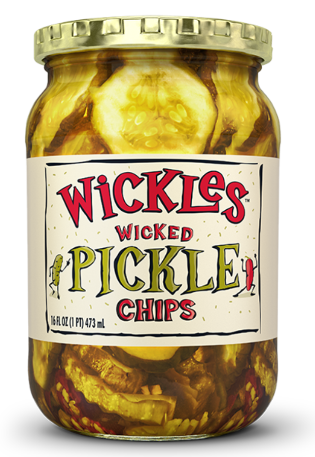 Wickles Wicked Pickle Chips 16oz