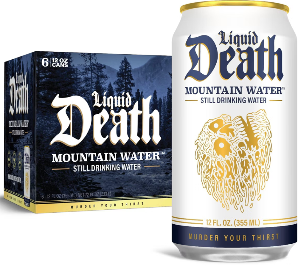 Liquid Death Mountain Water 6pk/12oz Cans