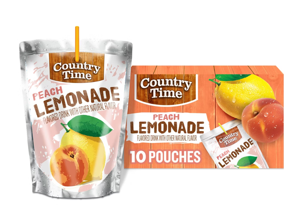 Country Time Peach Lemonade 10 Pack