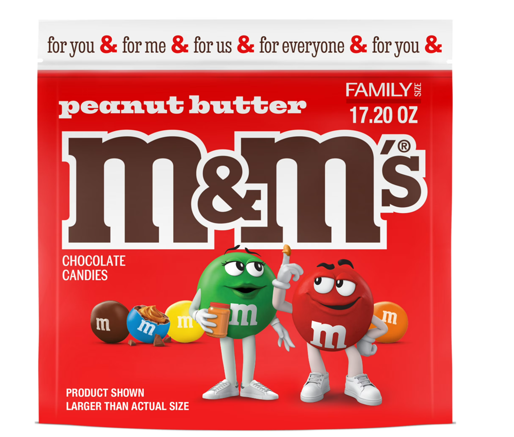 M&M's Peanut Butter Family Size 17.2oz