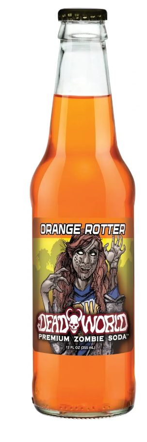 DEADWORLD Orange Rotter Soda 12oz