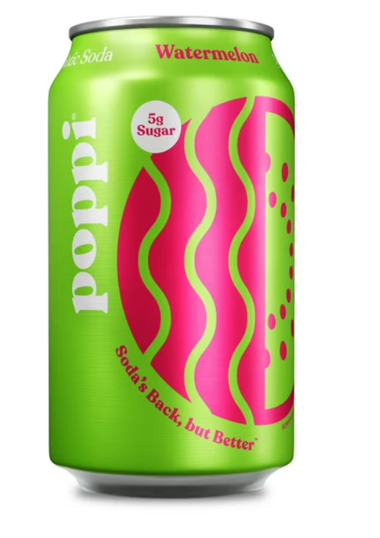 Poppi Watermelon Chilled Can 12oz