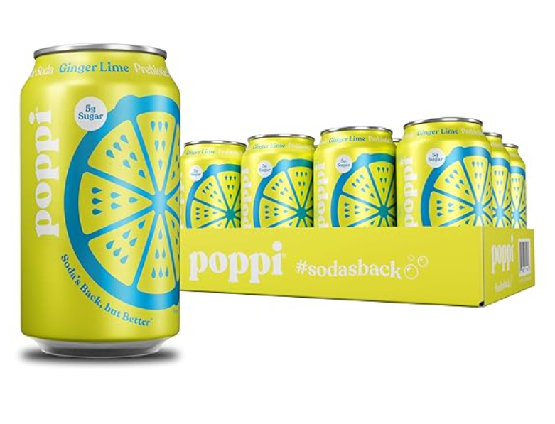 Poppi Ginger Lime 12 Pack