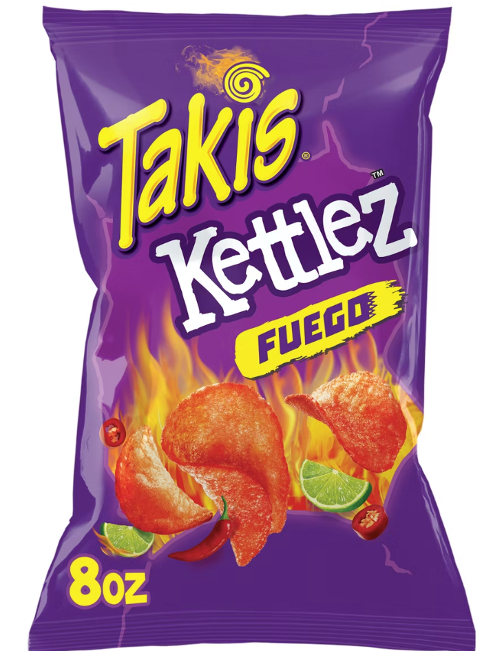 Takis Kettlez Fuego Chips 8oz (best by: may 2026)