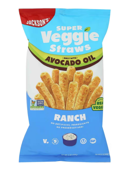 Jackson's Super Veggie Straws Ranch 5oz