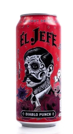 El Jefe Energy Drink Diablo Punch 16oz