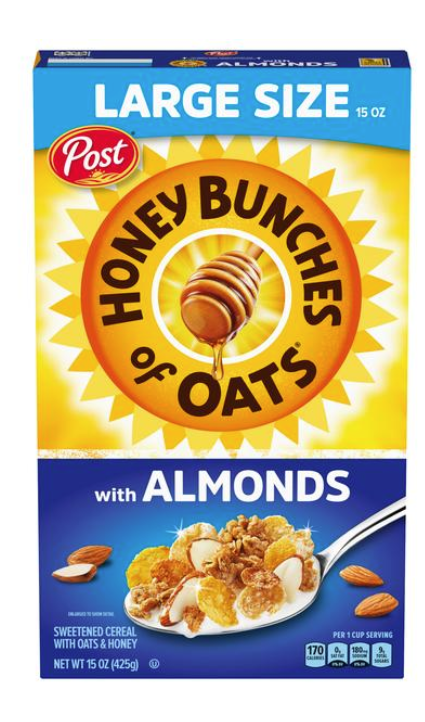 Honey Bunches of Oats with Almonds Large Size 15oz
