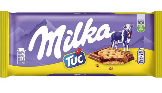 MILKA TUC CHOCOLATE TABLETS 87G