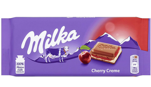 MILKA CHERRY CREME 100G